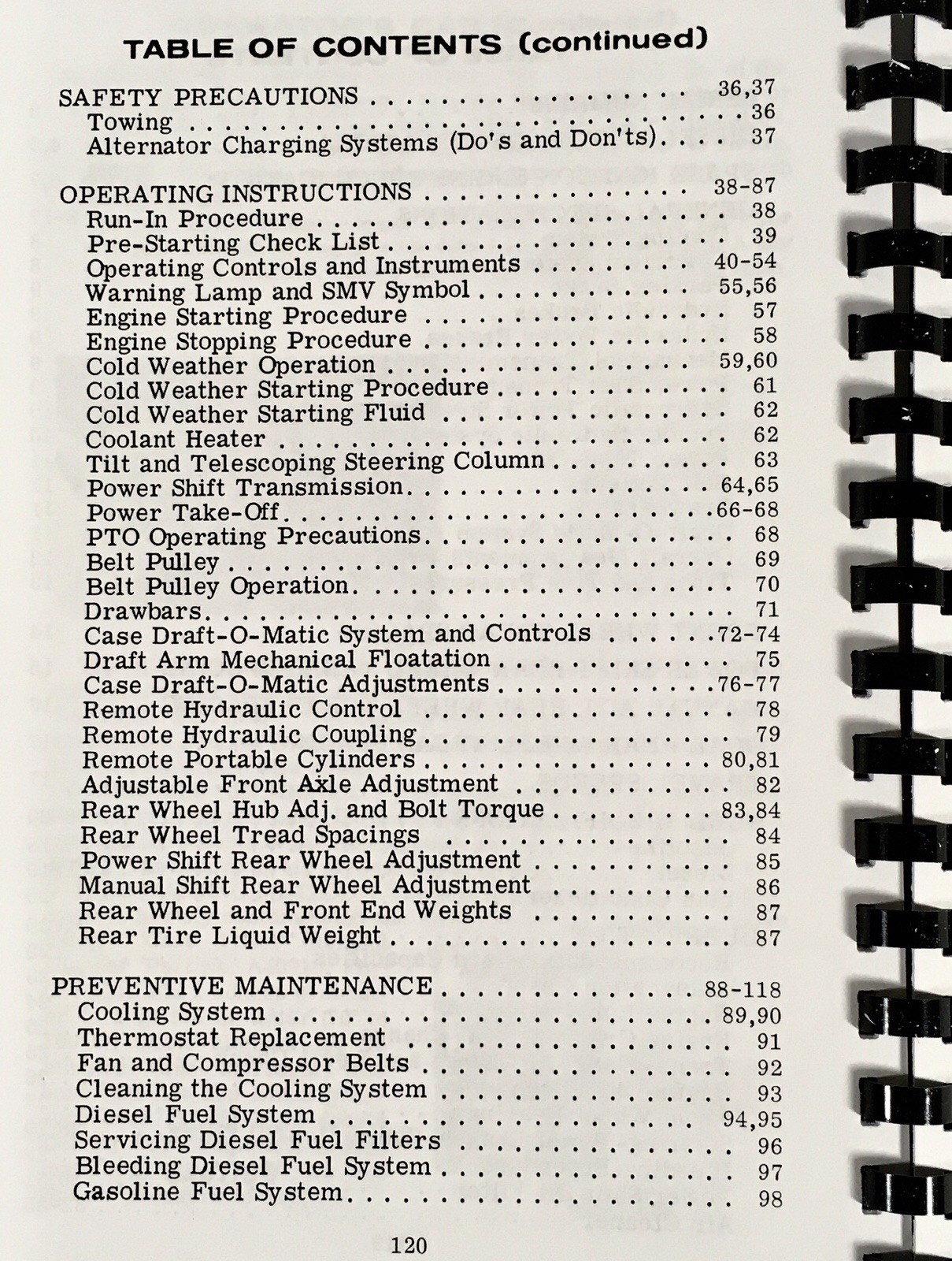 Case 970 Tractor Parts Catalog Operators Manual Owners Book Set Prior to 8675001 - Image 4
