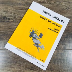 New Holland 1030 Automatic Bale Wagon Parts Manual Catalog Book Schematic Views