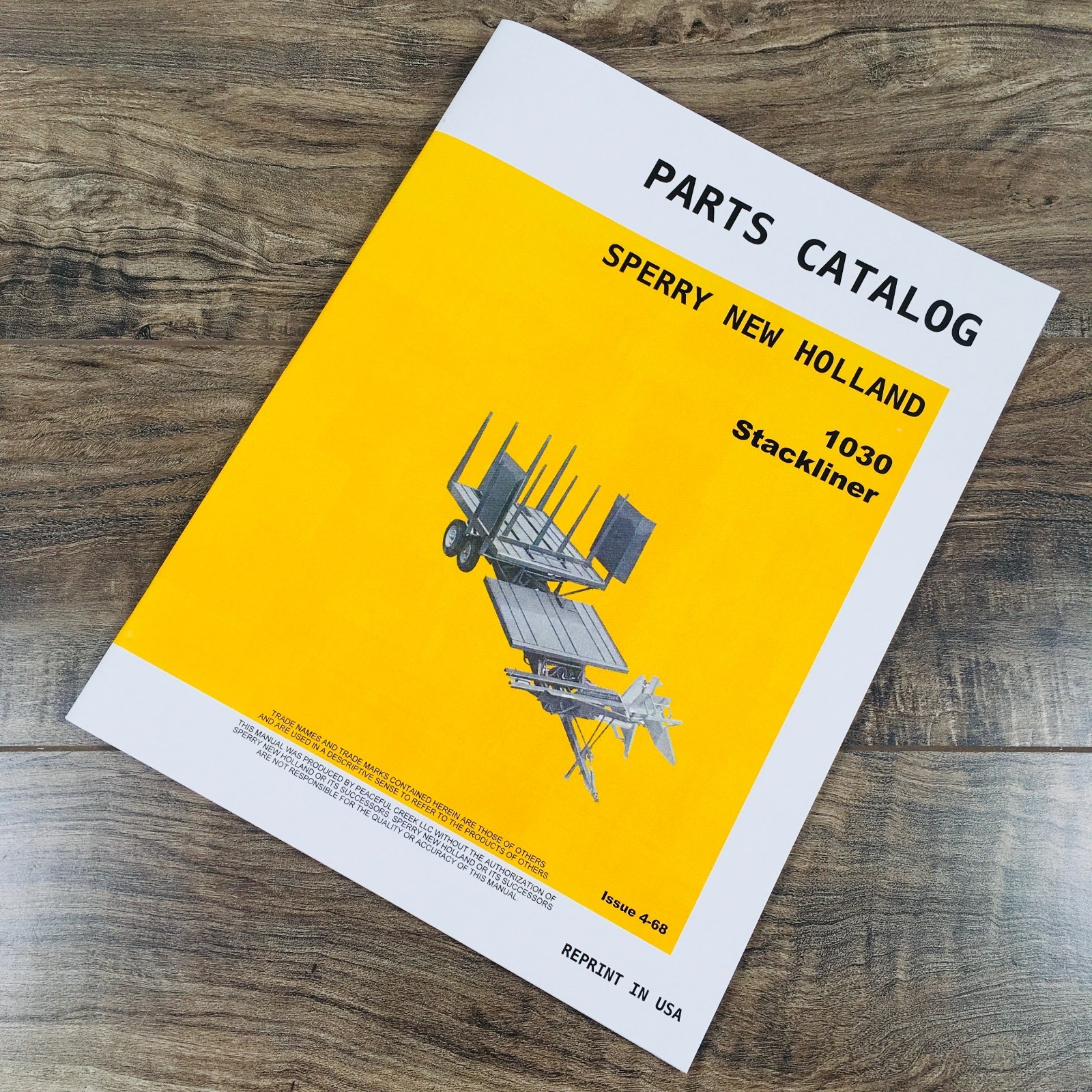 New Holland 1030 Automatic Bale Wagon Parts Manual Catalog Book Schematic Views