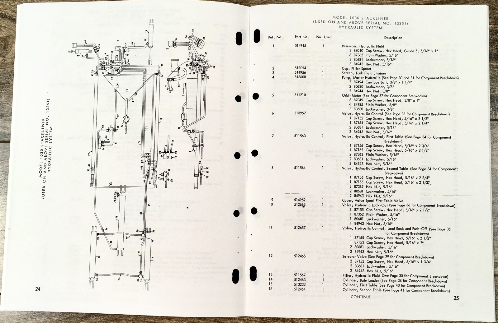 New Holland 1030 Automatic Bale Wagon Parts Manual Catalog Book Schematic Views - Image 5