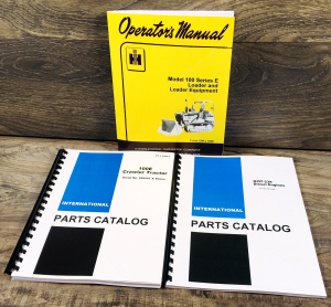 International 100E Crawler Tractor Parts Operators Manual Set Catalog 0-9500