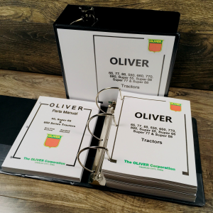 Oliver 66 and Super 66 660 Series Tractor Service Parts Catalog Manual Set Shop