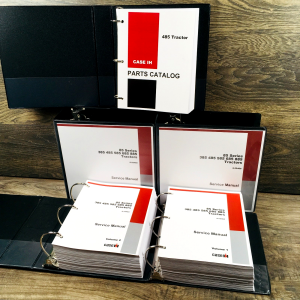 Case IH 485 Tractor Service Manual Parts Catalog Repair Shop Set Workshop Book