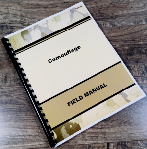 Army Field Manual Book for Camouflage Combat 1968 Individual Vehicular Camp