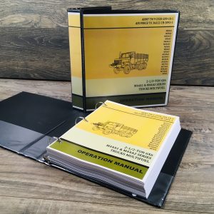 Operators Manual For M185A2 M185A3 2-1/2 Ton 6x6 Shop Repair Truck Multifuel