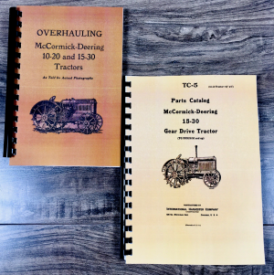 International McCormick Deering 15-30 Tractor Service Parts Manual Set TG99926M-