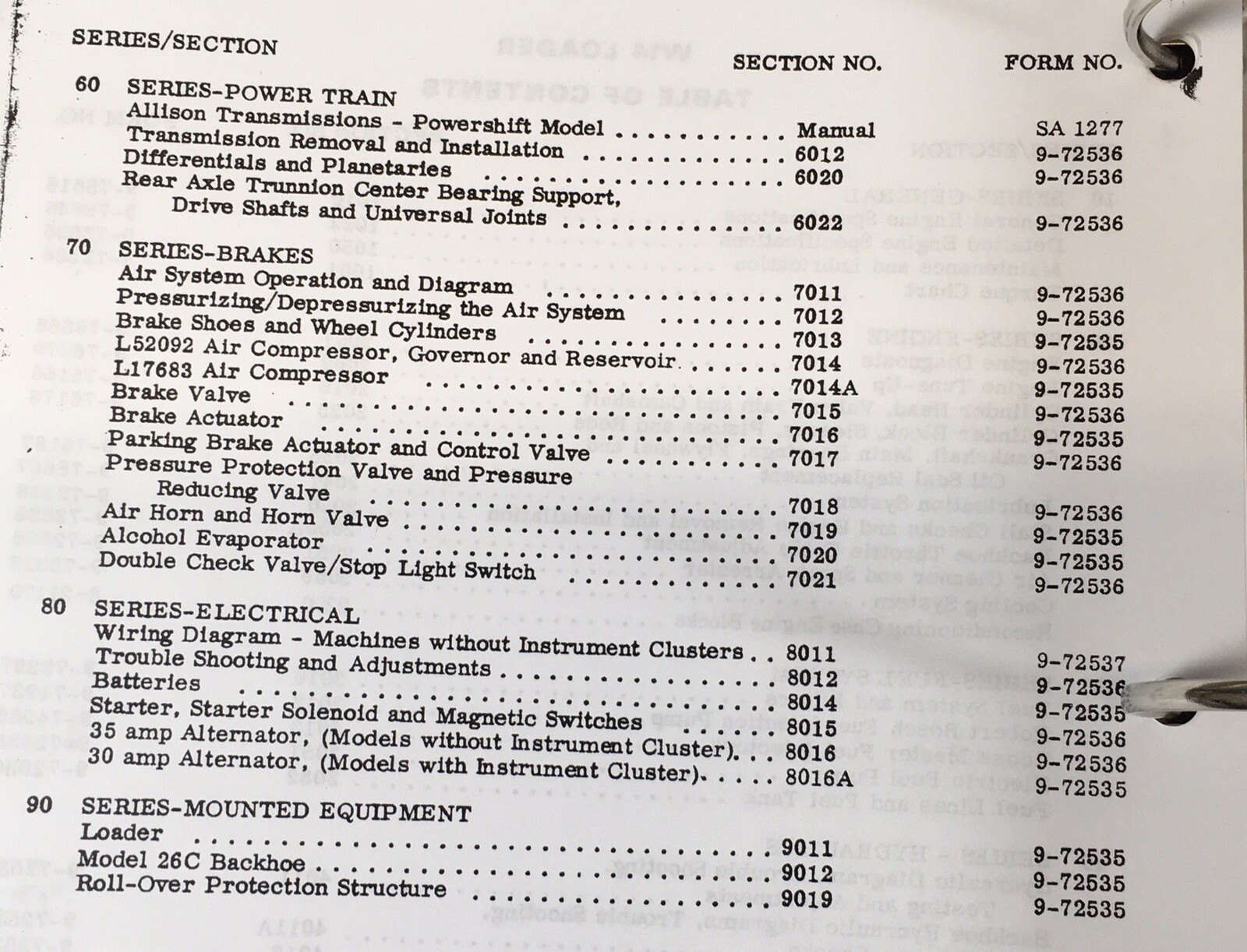 Case W14 Wheel Loader Service Manual Parts Operators Set Repair 9119395-9119672 - Image 3