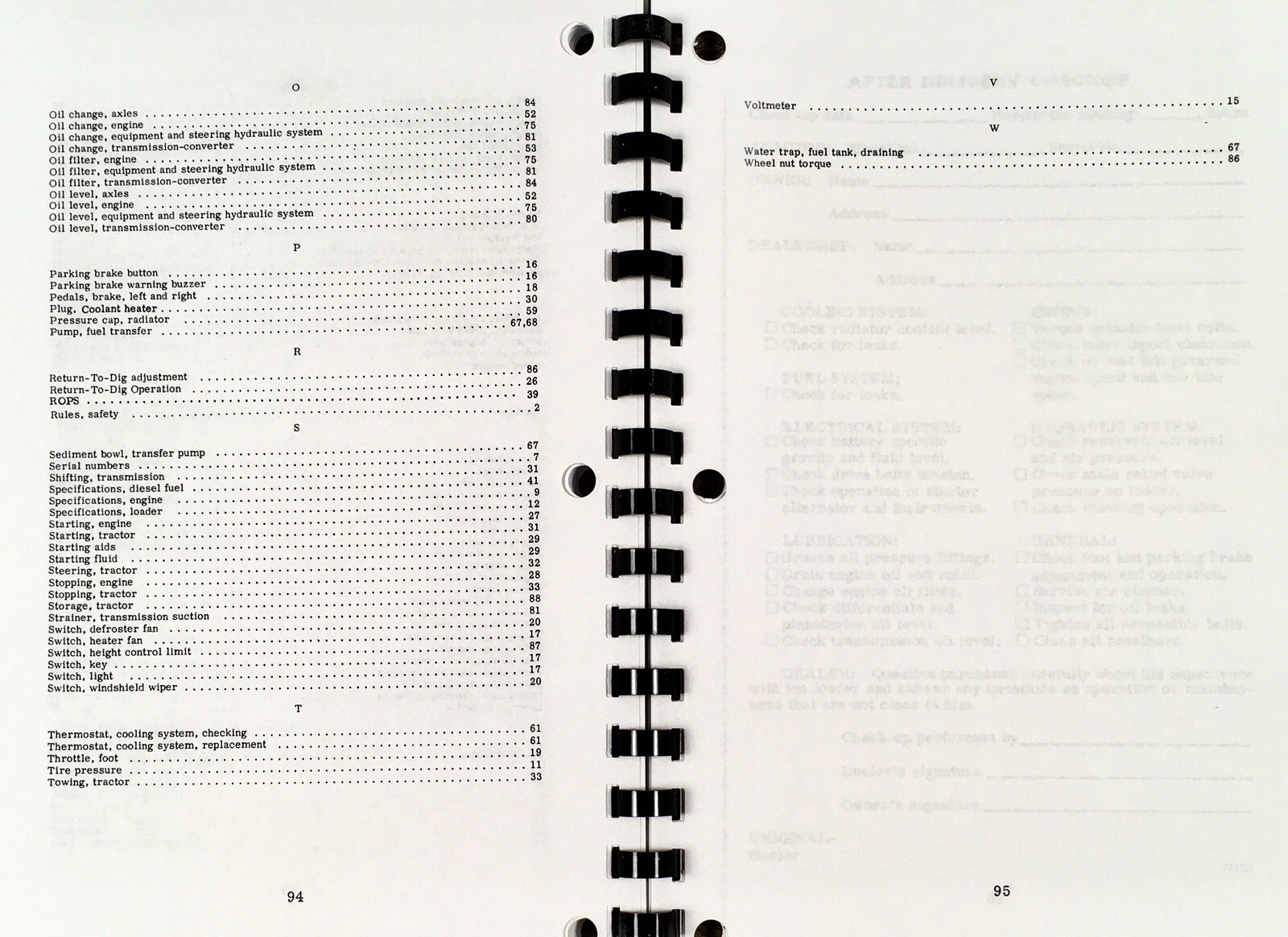 Case W14 Wheel Loader Service Manual Parts Operators Set Repair 9119395-9119672 - Image 7