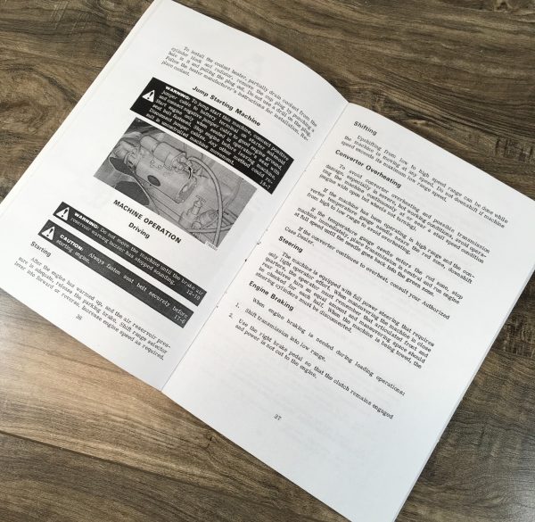 Case W14 Wheel Loader Service Manual Parts Operators Set Repair 9119395-9119672 - Image 24