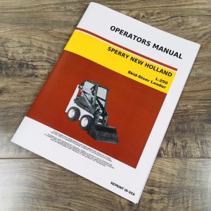 New Holland L-250 Skid-Steer Loader Operators Manual Owners Book Maintenance