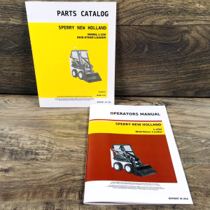 New Holland L-250 Skid-Steer Loader Parts Catalog Operators Manual Set Owners