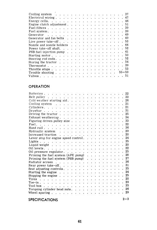 Minneapolis Moline G VI GVI Diesel Tractor Service Parts Operators Manual Set - Image 3