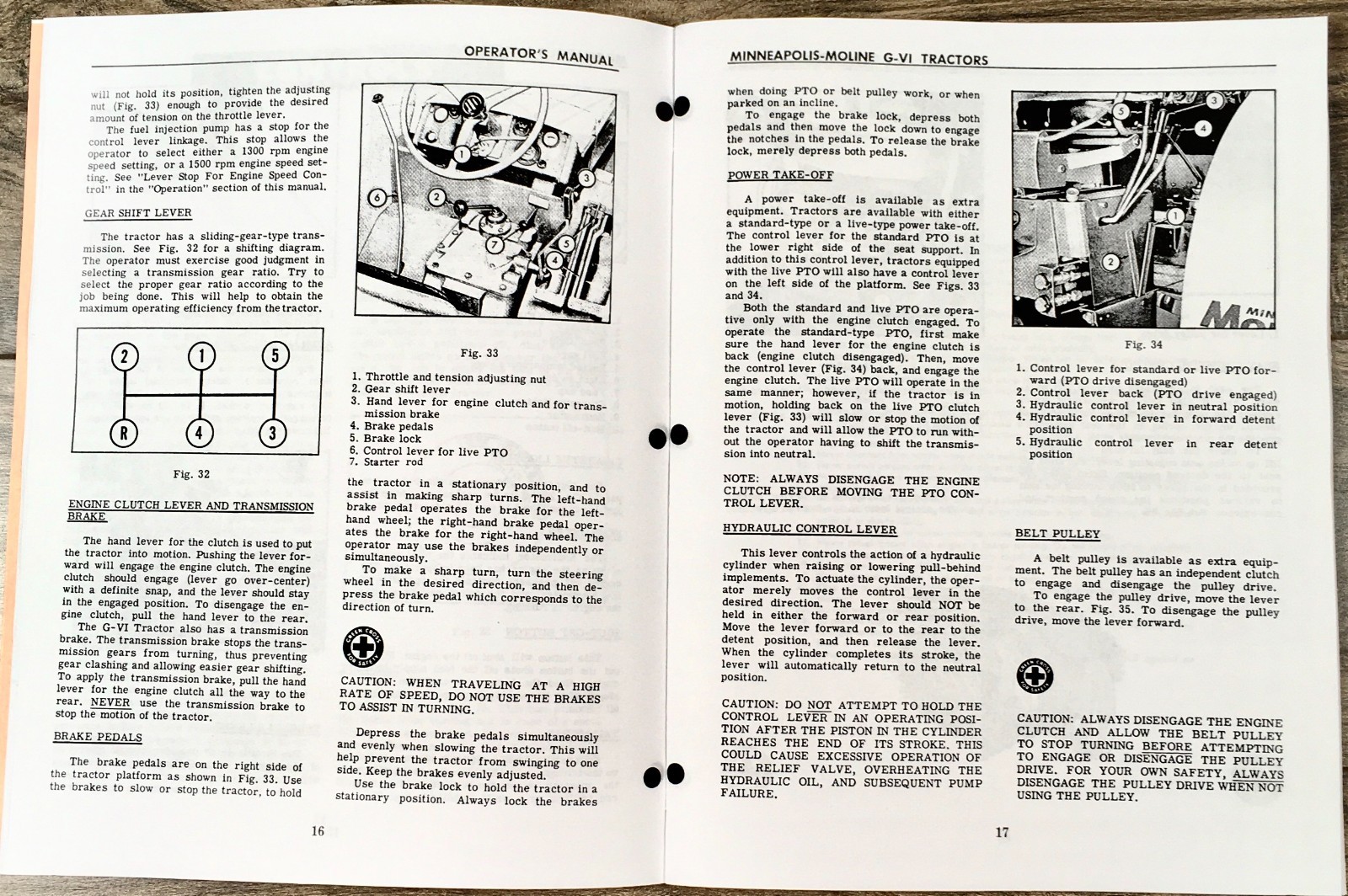 Minneapolis Moline G VI GVI Diesel Tractor Service Parts Operators Manual Set - Image 9