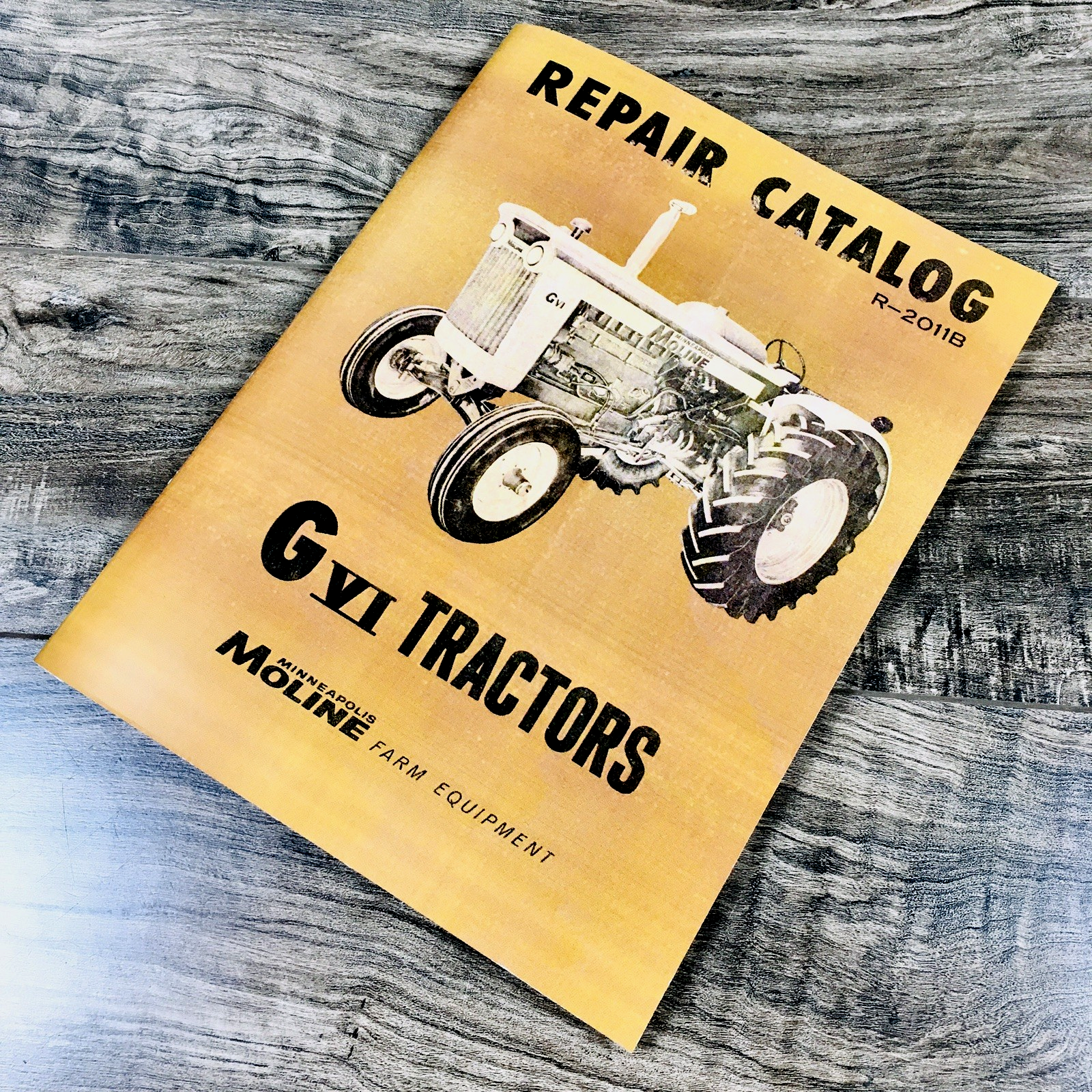 Minneapolis Moline G VI GVI Diesel Tractor Parts Manual Catalog Assembly Book