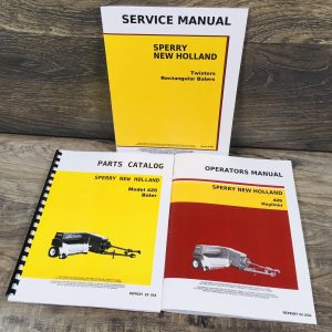 New Holland 426 Baler Service Manual Parts Catalog Operators Set Repair Wire Tie