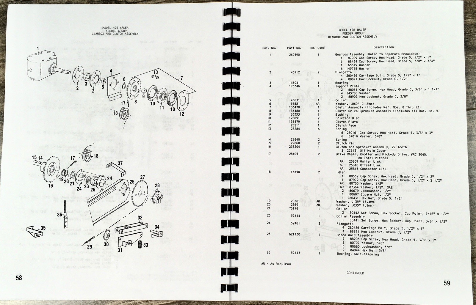 New Holland 426 Baler Service Manual Parts Catalog Operators Set Repair Wire Tie - Image 12