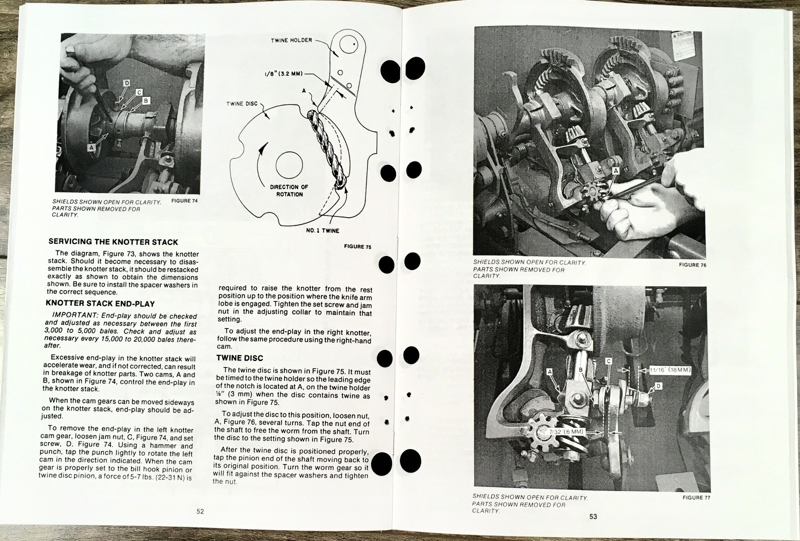 New Holland 426 Baler Service Manual Parts Catalog Operators Set Repair Wire Tie - Image 17
