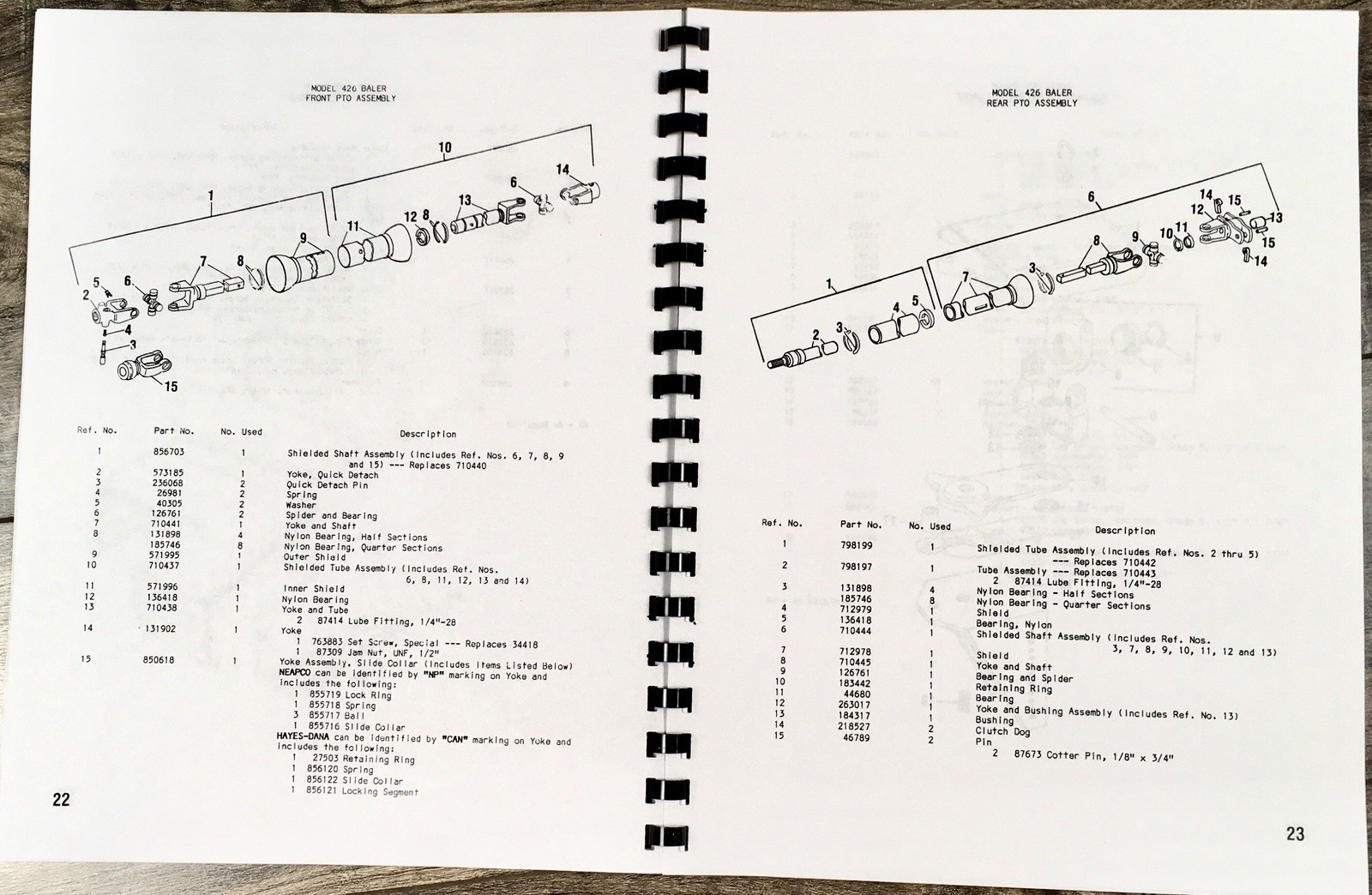 New Holland 426 Baler Service Manual Parts Catalog Operators Set Shop Twine Tie - Image 12