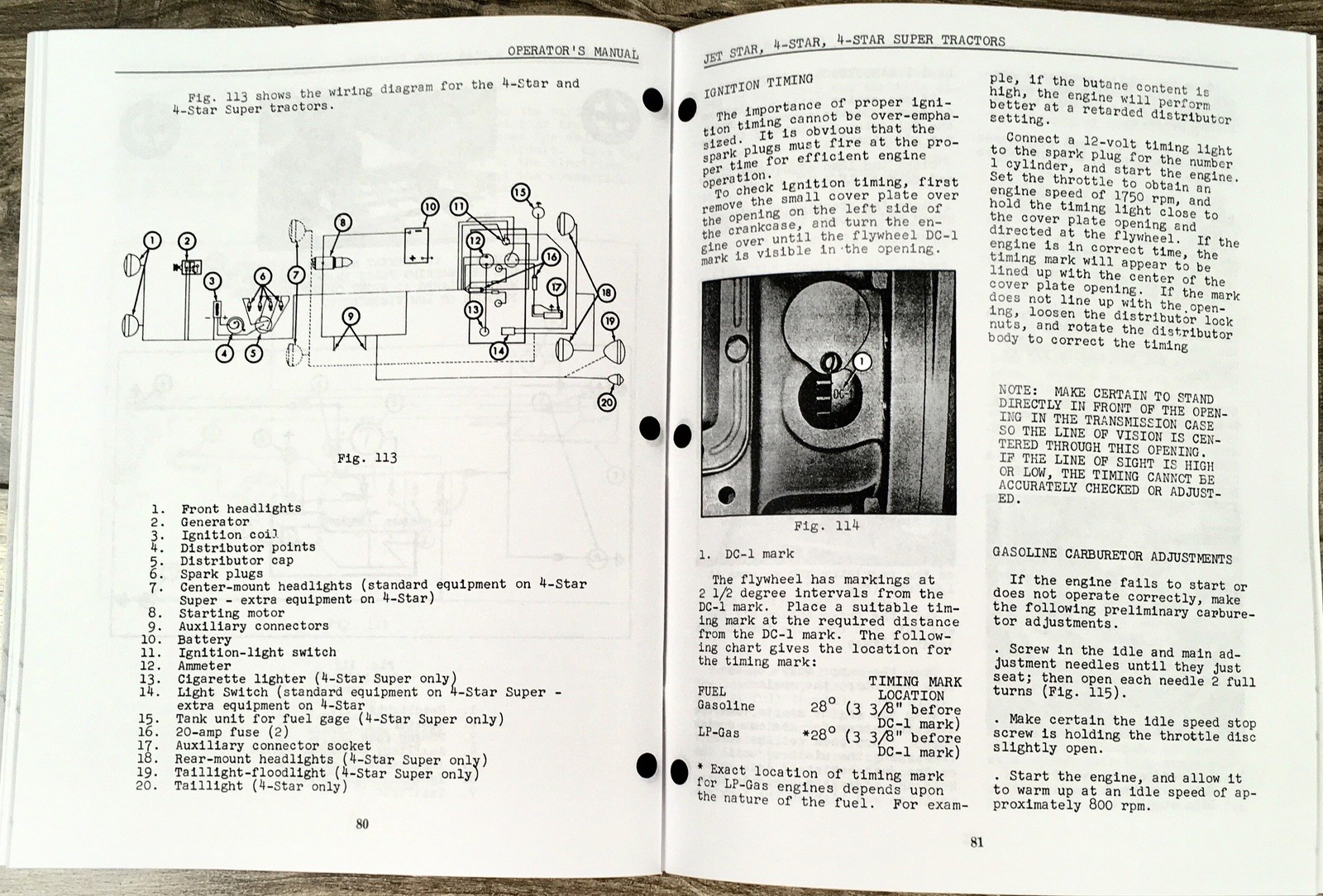 Minneapolis Moline 4 Star Super Tractor Service Parts Operators Manual Set Shop - Image 15