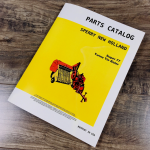 New Holland Super 77 Baler Parts Manual Catalog Book Assembly Schematic Exploded