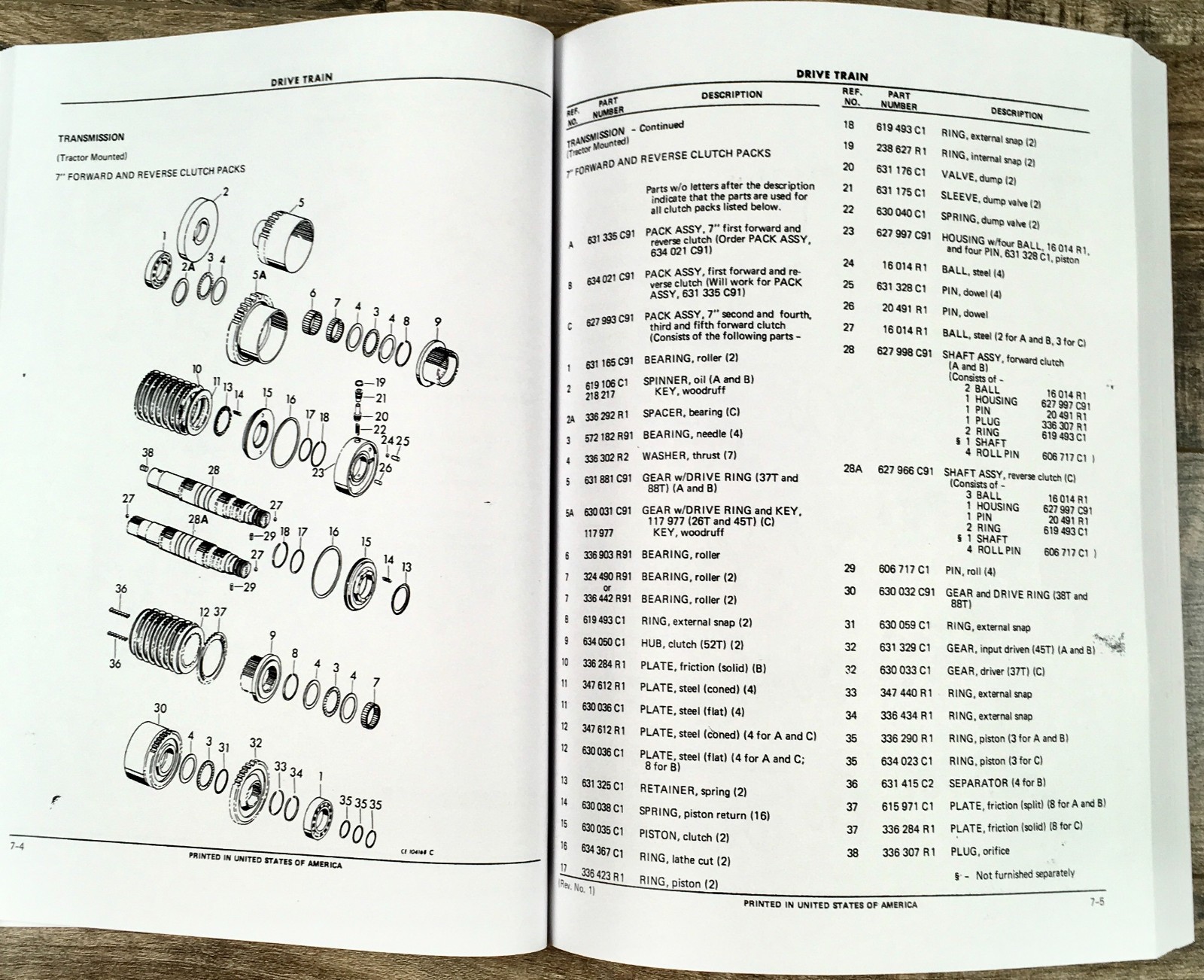 International 433 444 Pay Scraper Service Parts Manual Set Repair Catalog V800 - Image 8