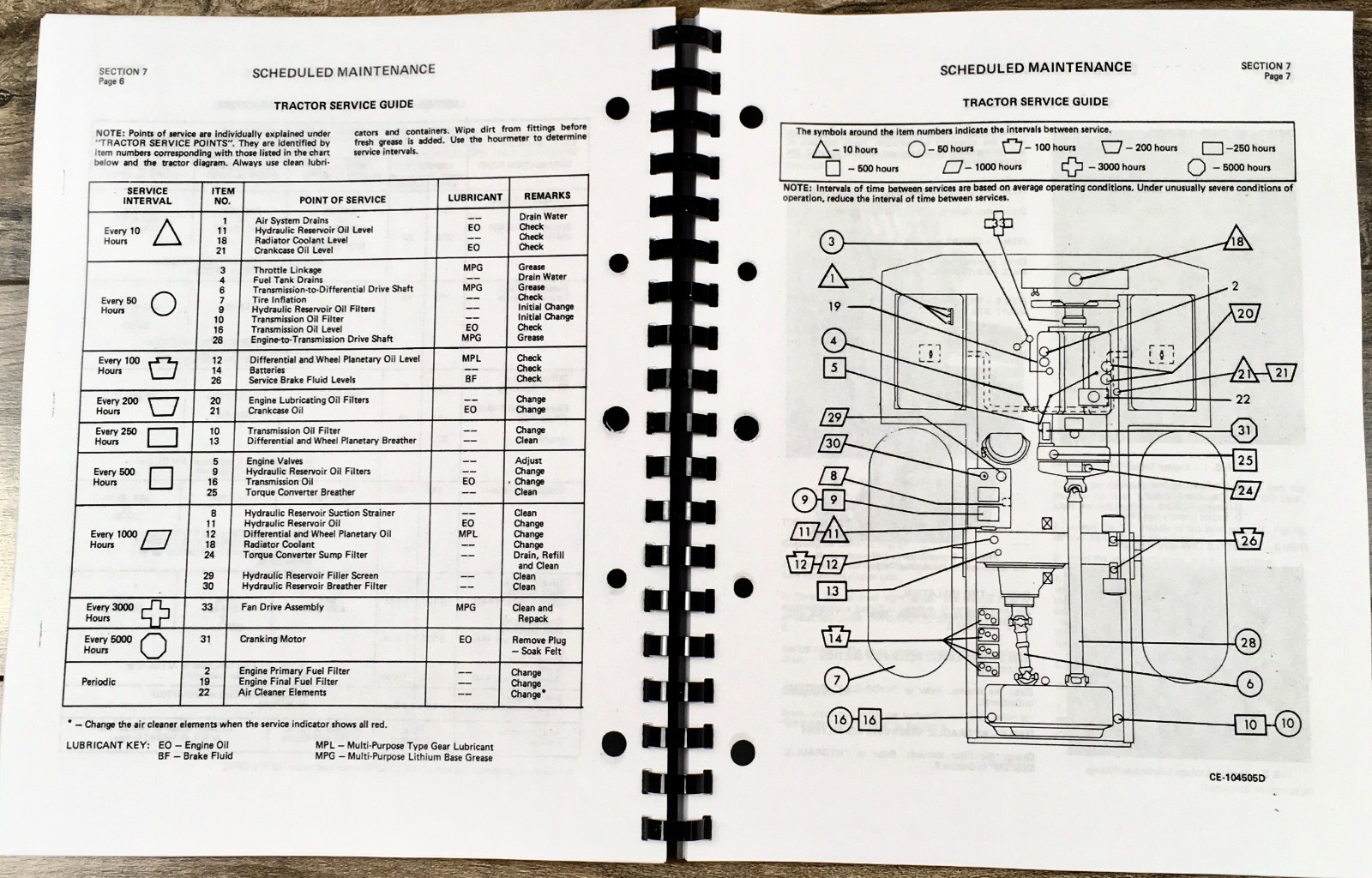 International 433 444 Pay Scraper Service Parts Operators Manual Set Repair V800 - Image 8