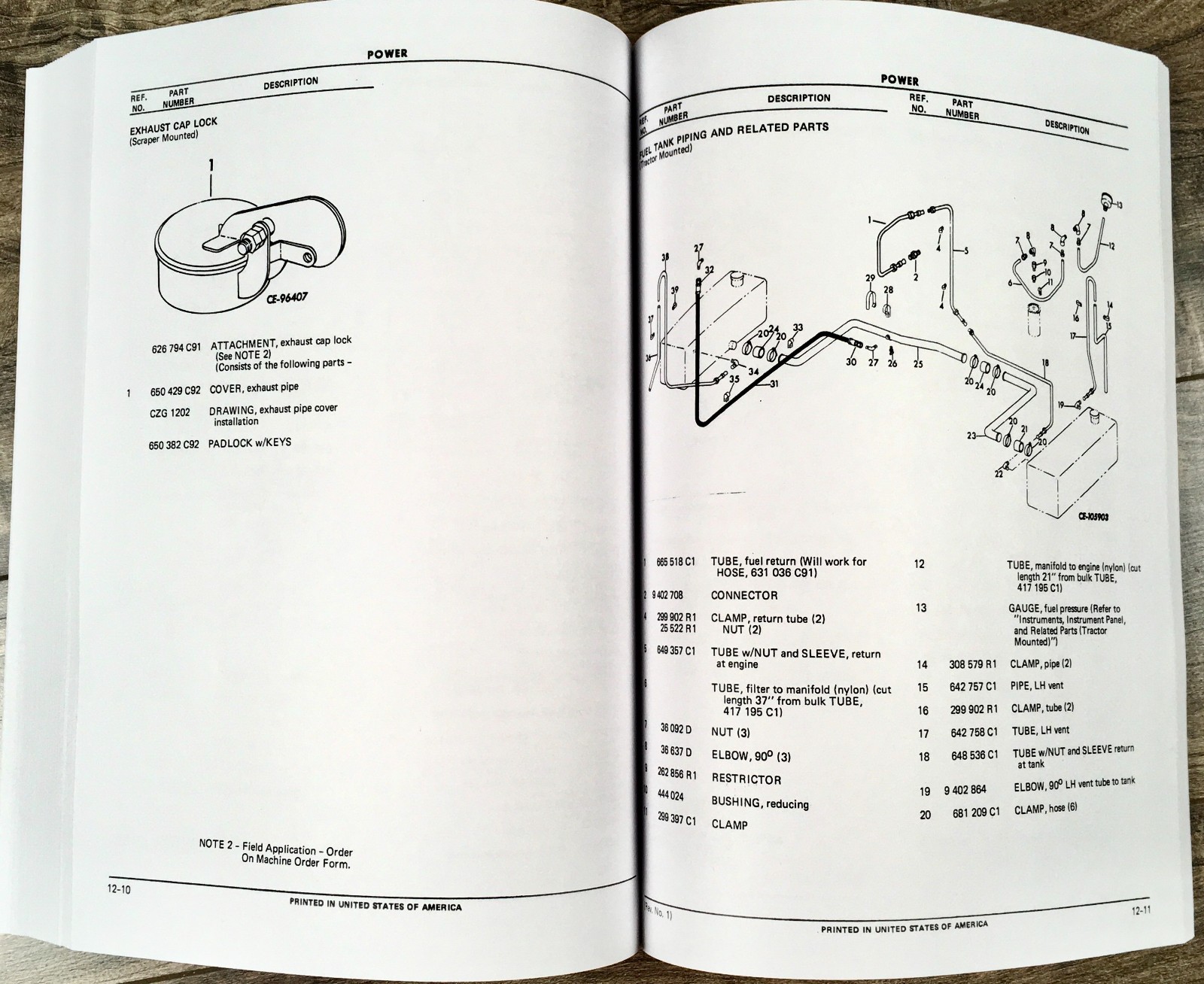 International 433 444 Pay Scraper Service Parts Operators Manual Set Repair V800 - Image 13