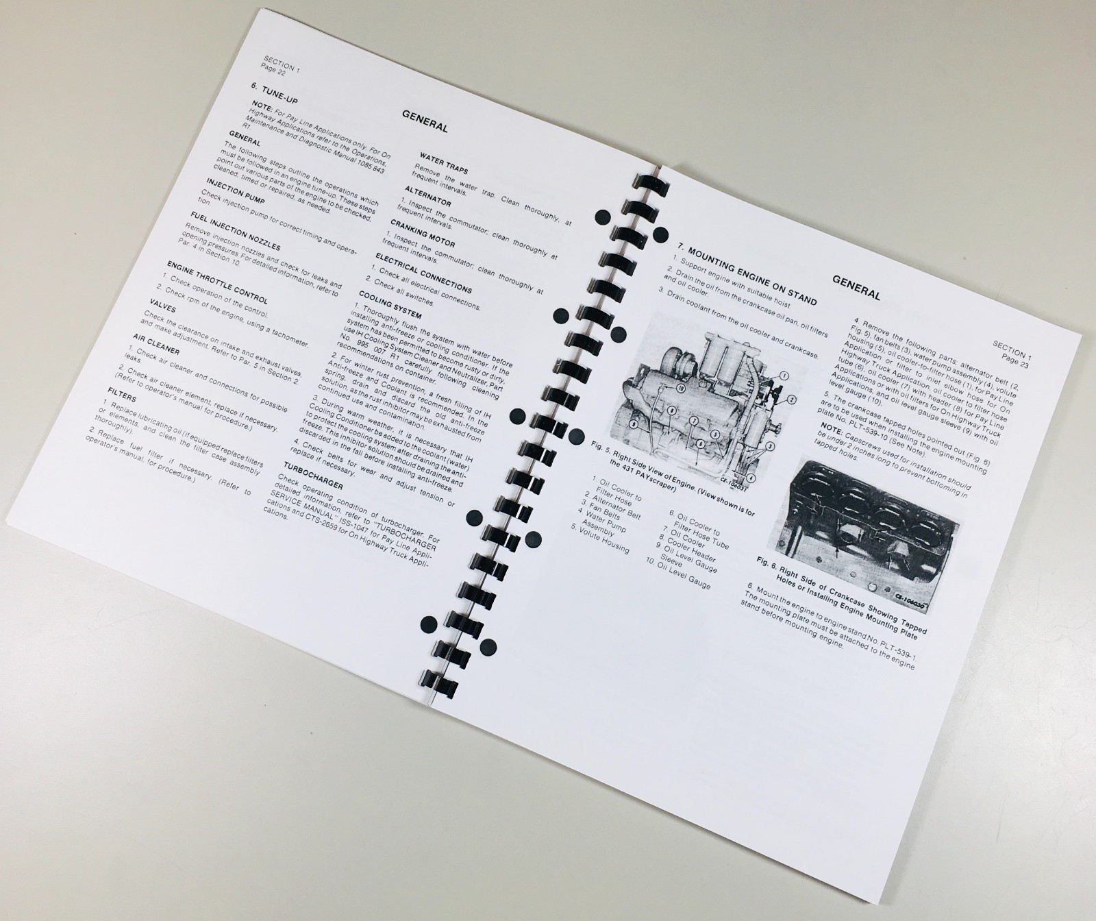 International 433 444 Pay Scraper Service Parts Operators Manual Set Repair V800 - Image 15