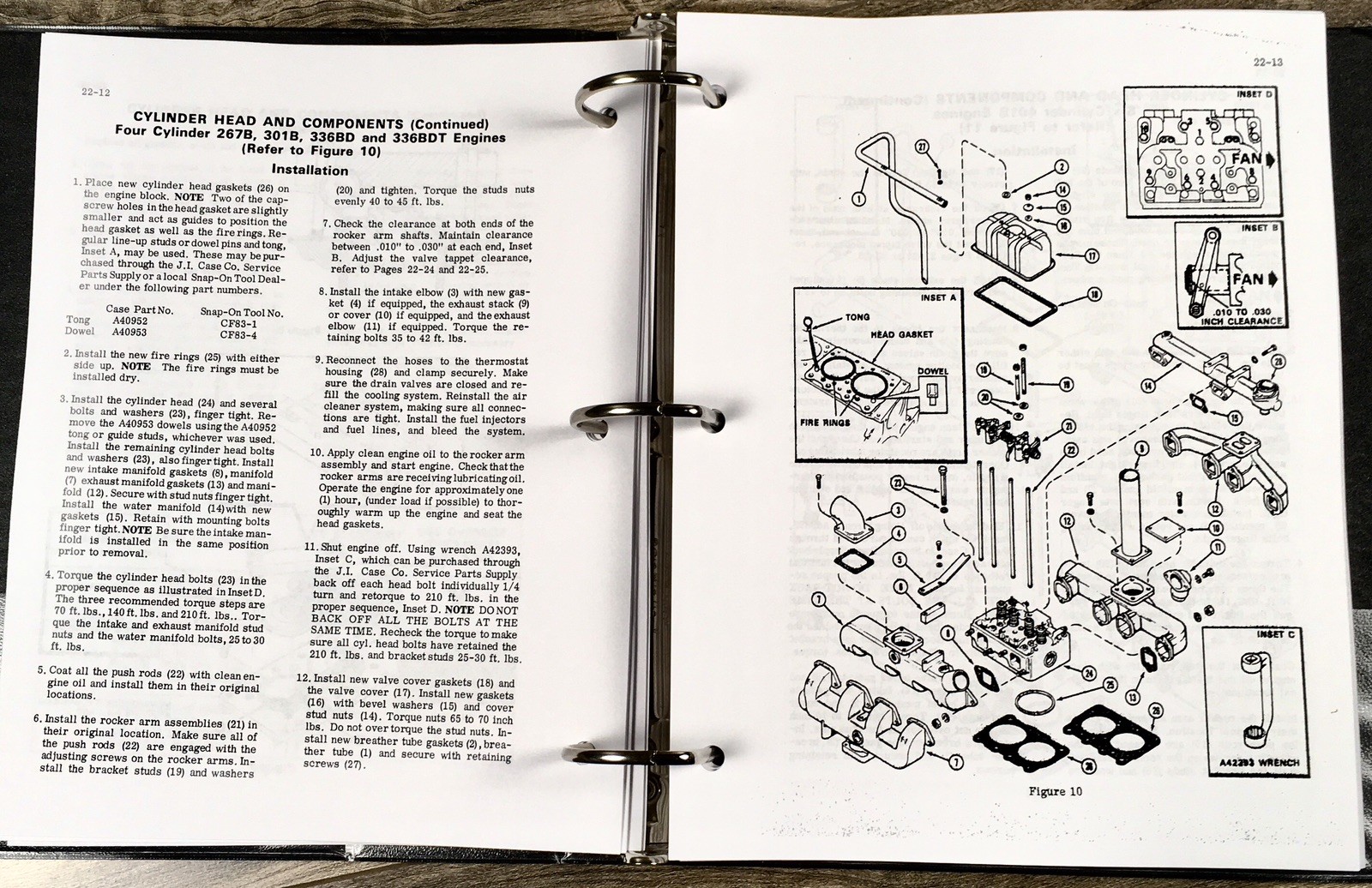 Case W7E Wheel Loader Service Manual Parts Catalog Repair Set Assembly Shop Book - Image 8