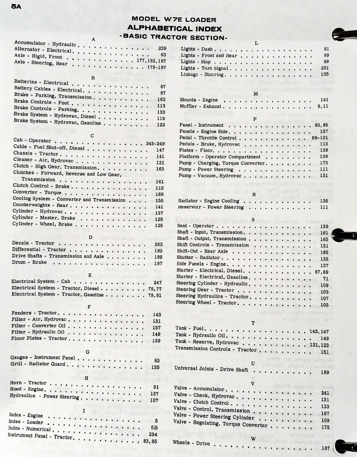 Case W7E Wheel Loader Service Manual Parts Catalog Repair Set Assembly Shop Book - Image 17
