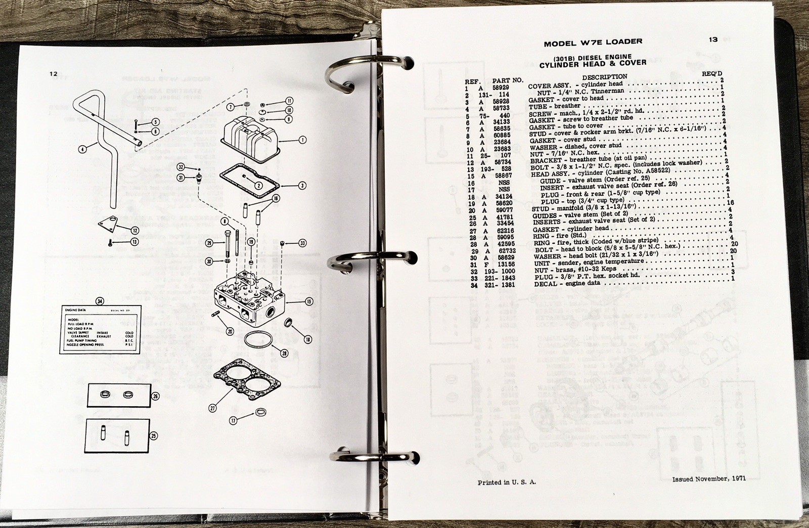 Case W7E Wheel Loader Service Manual Parts Catalog Repair Set Assembly Shop Book - Image 19