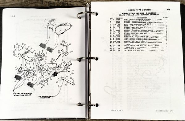 Case W7E Wheel Loader Service Manual Parts Catalog Repair Set Assembly Shop Book - Image 22