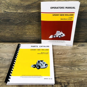 New Holland L-778 L778 Skid-Steer Parts Catalog Operators Manual Owners Book
