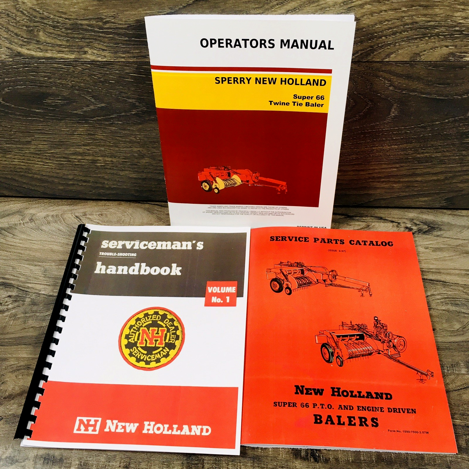 New Holland Super 66 Baler Service Manual Parts Catalog Operators Set Repair