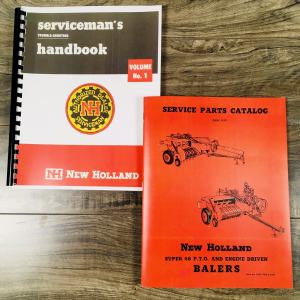 New Holland Super 66 Baler Service Manual Parts Catalog Set Repair Shop Book