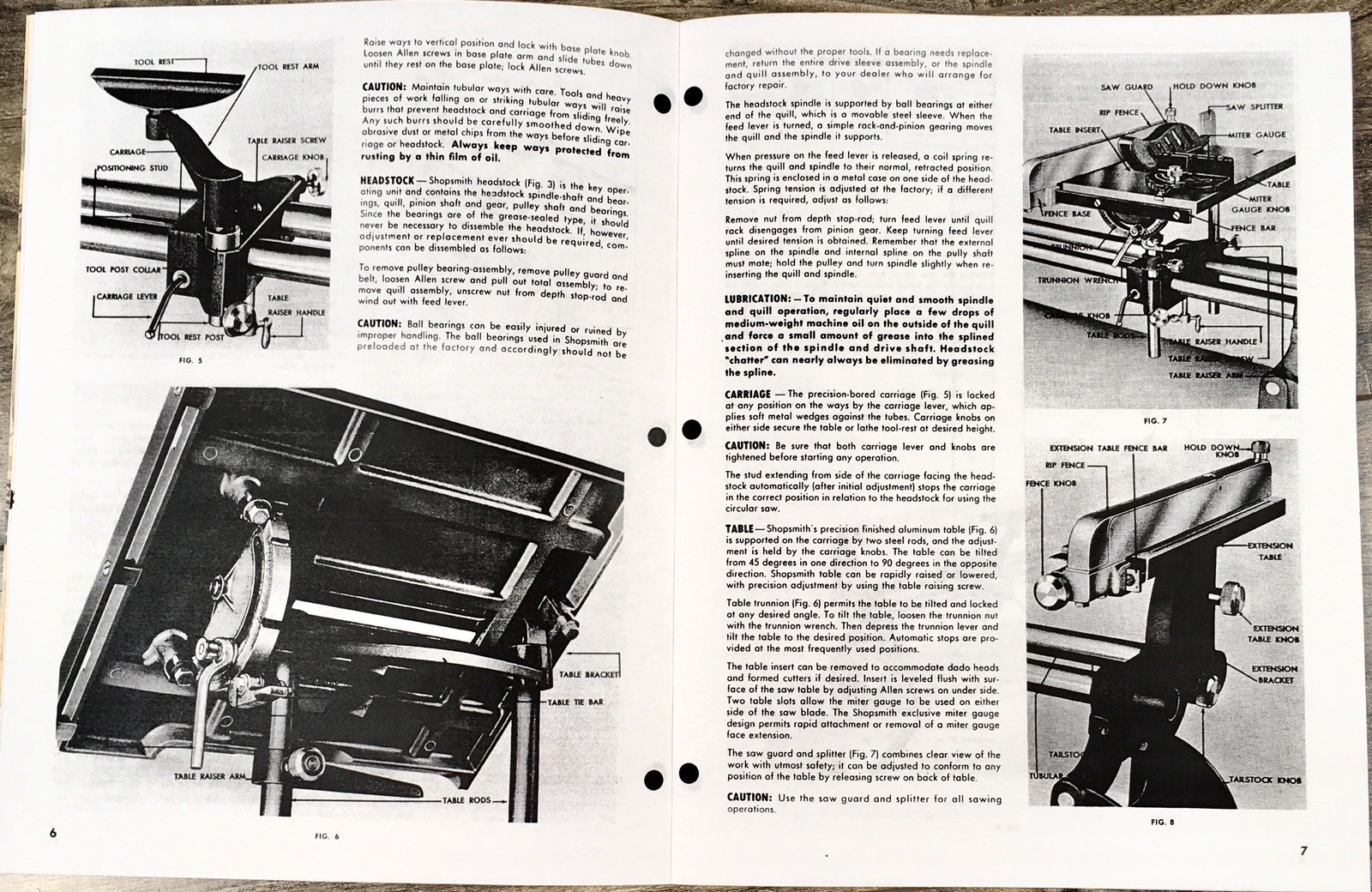 Shop Smith 10-ER Multi Purpose Power Tool Operators Manual Owners Repair Parts - Image 3