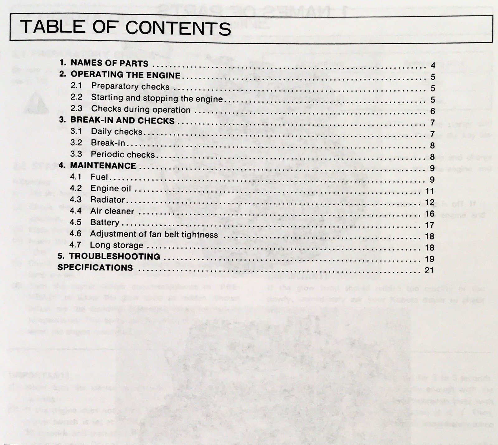 Kubota D1102-B D1302-B D1402-B V1502-B Engines Service Manual Operators Set - Image 3