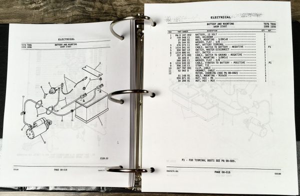 IH Dresser TD7G TD8G 100G 125G Crawler Tractor Service Parts Catalog Manual Set - Image 13