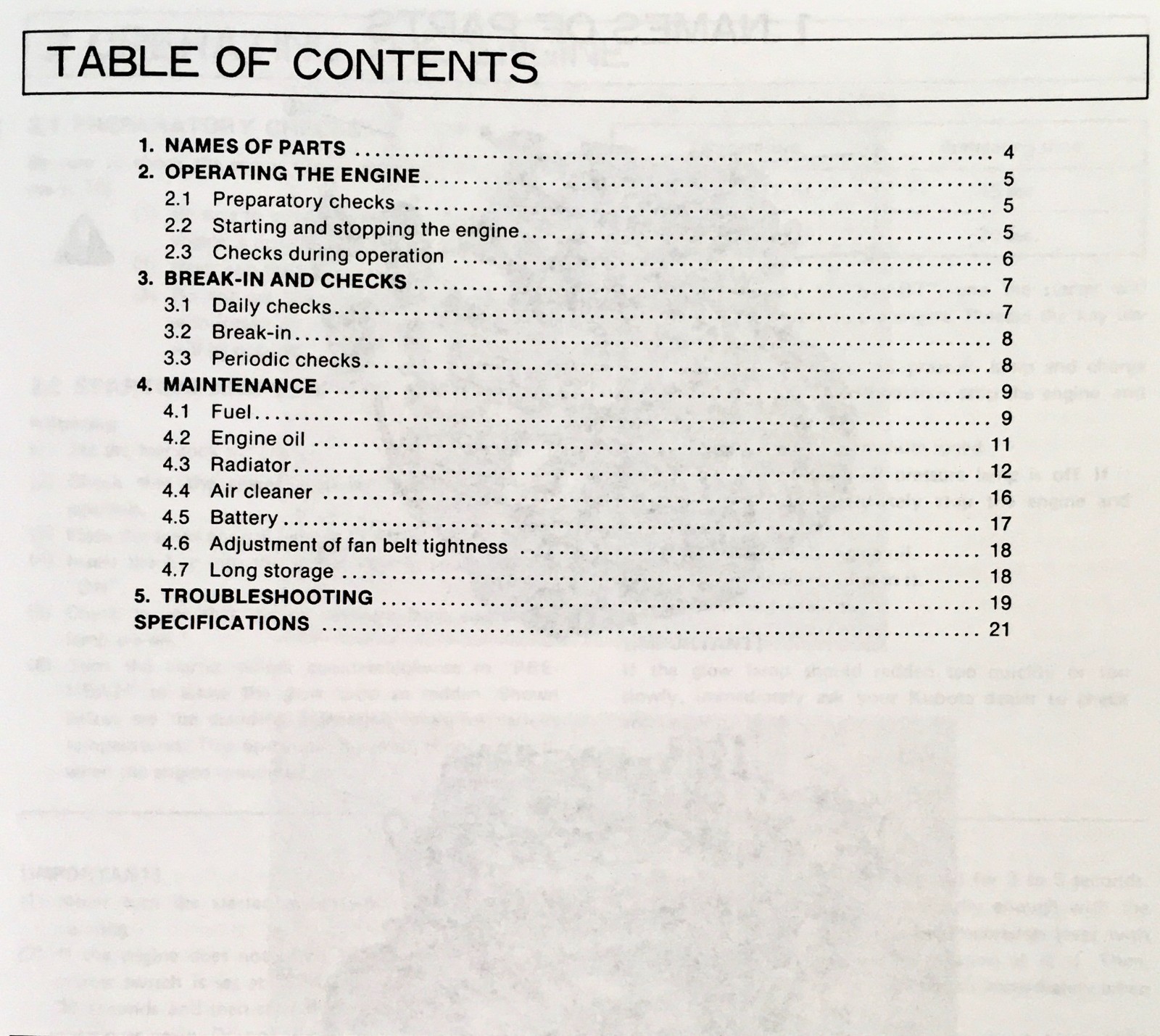 Kubota D1302 Engine Fits L275F L275Fs Tractor Operators Manual Owners Book - Image 2
