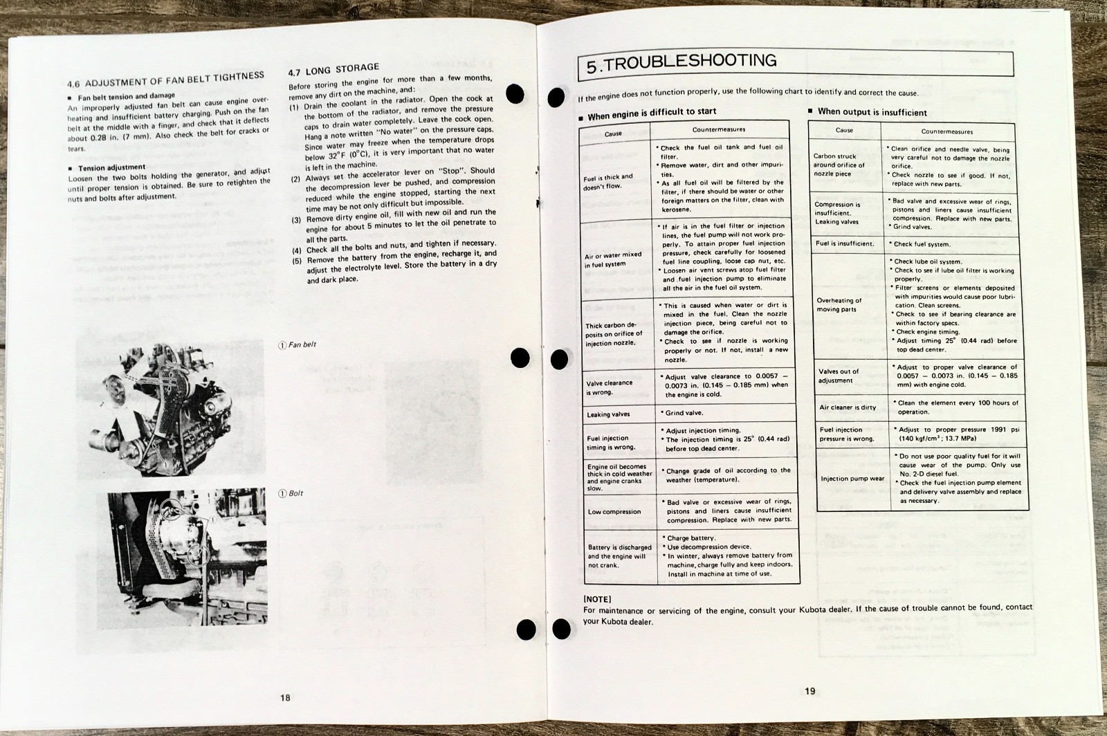 Kubota V1902 Engine Fits Kx151 Excavator Service Manual Operators Set Repair - Image 9