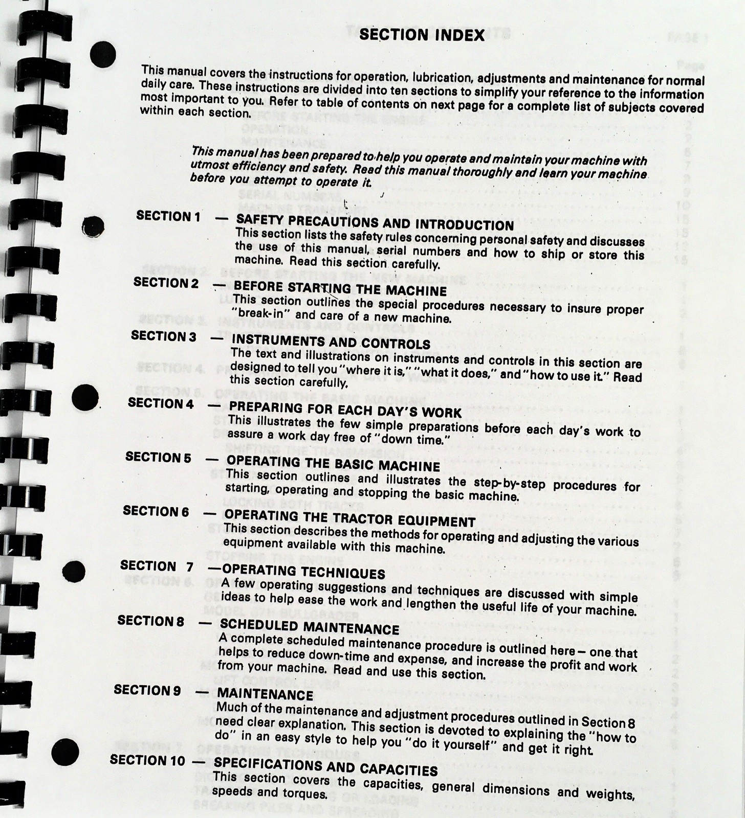 Dresser International TD7E Crawler Tractor Operators Manual Owners Book 9501-Up - Image 2