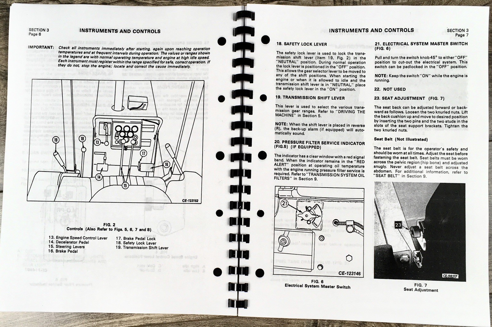 Dresser International TD7E Crawler Tractor Operators Manual Owners Book 9501-Up - Image 3