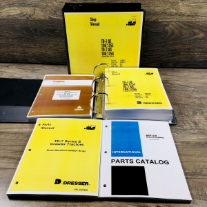 IH Dresser TD7E Crawler Tractor Service Parts Catalog Manual Set Repair 9500-Up