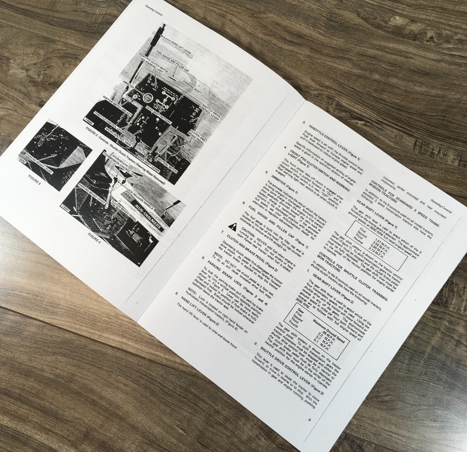 Allis Chalmers 400 410-3SP 410S 414S 416S 416H Garden Tractor Operators Manual - Image 5