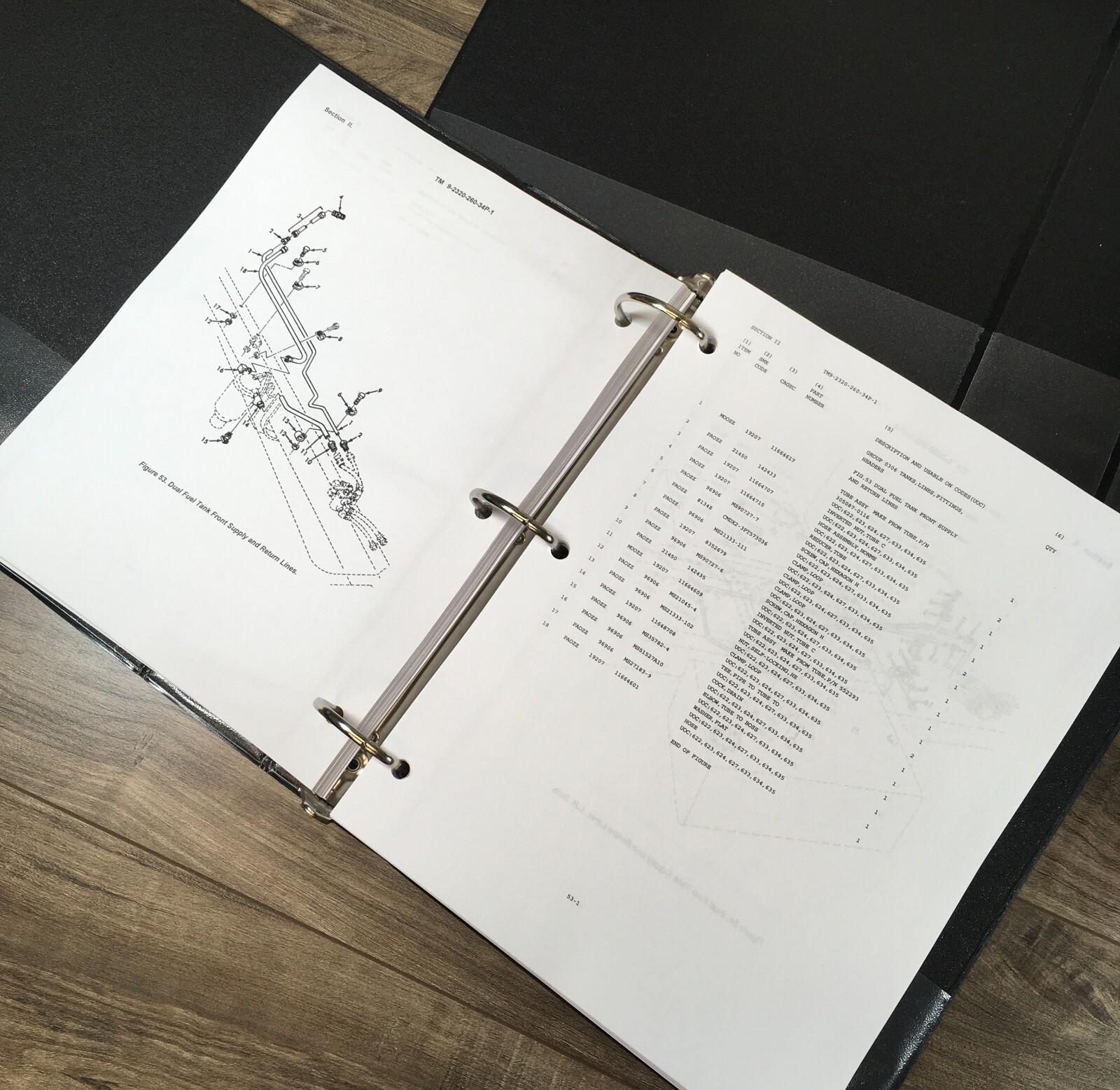 5 Ton 6x6 M819 M820 M820A2 M820A1 M821 Cargo Trucks Service Parts Manual Set - Image 13