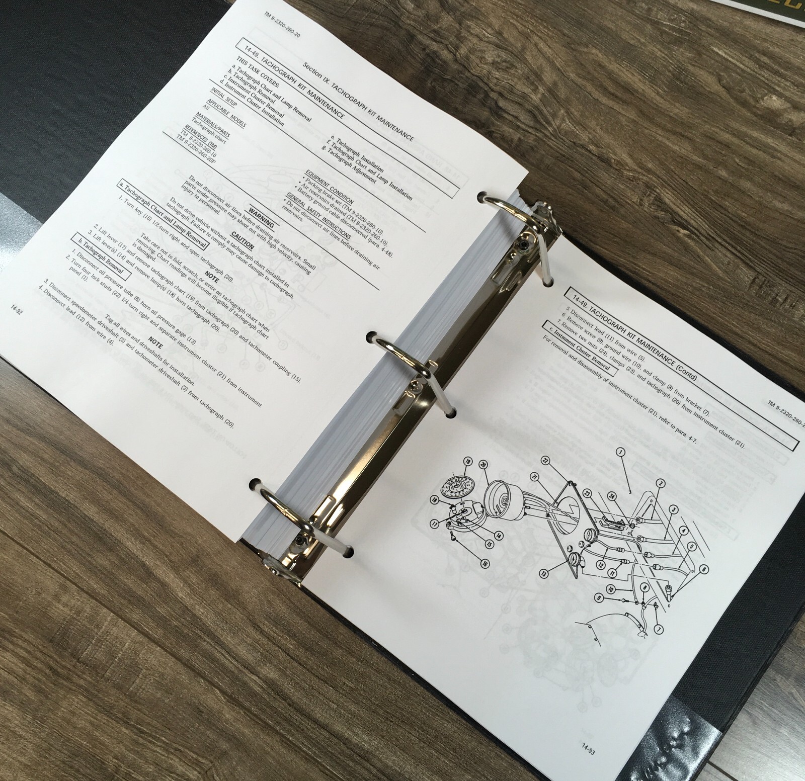 5 Ton 6x6 M819 M820 M820A2 M820A1 M821 Cargo Trucks Service Parts Manual Set - Image 16