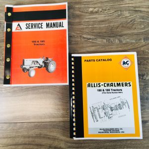 Allis Chalmers 185 Tractor Service Manual Parts Repair Shop Catalog Book AC