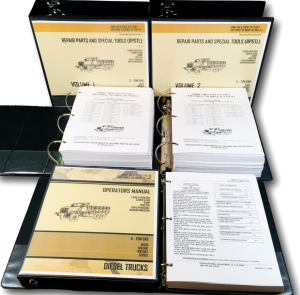 5 Ton 6x6 M939 M939A1 M939A2 Cargo Truck Parts Operators Manual Set Book