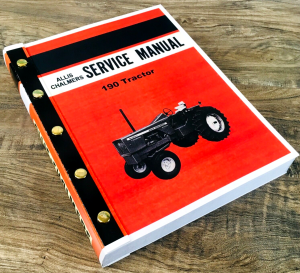 Allis Chalmers 190 190Xt Tractor Service Repair Technical Shop Manual Book