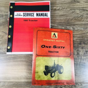 Allis Chalmers 160 Tractor Service Operators Manuals Technical Shop Repair Owner